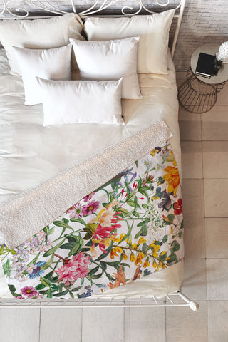 Burcu Korkmazyurek Summer Dreams IX Fleece Throw Blanket