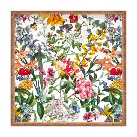 Burcu Korkmazyurek Summer Dreams IX Square Tray