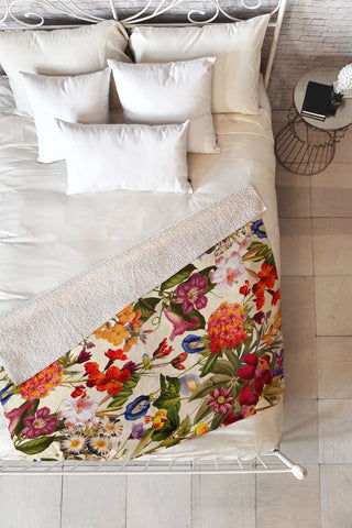 Burcu Korkmazyurek Summer Dreams VII Fleece Throw Blanket