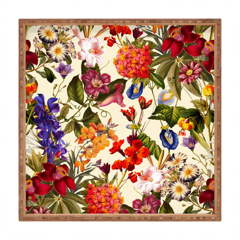 Burcu Korkmazyurek Summer Dreams VII Square Tray