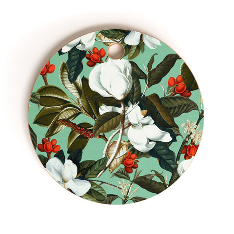 Burcu Korkmazyurek Summer Garden VI Cutting Board Round