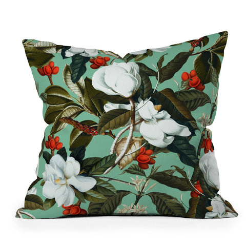Burcu Korkmazyurek Summer Garden VI Throw Pillow