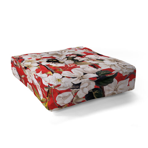 Burcu Korkmazyurek Summer Garden XI Floor Pillow Square