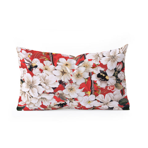 Burcu Korkmazyurek Summer Garden XI Oblong Throw Pillow