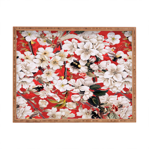 Burcu Korkmazyurek Summer Garden XI Rectangular Tray