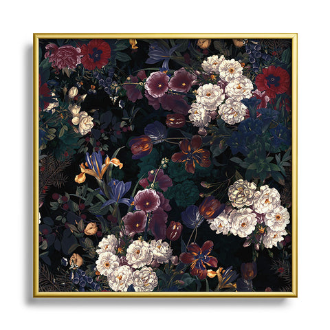 Burcu Korkmazyurek Summer is Coming IX Night Metal Square Framed Art Print