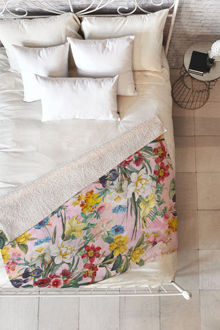 Burcu Korkmazyurek Summer is Coming VI Fleece Throw Blanket