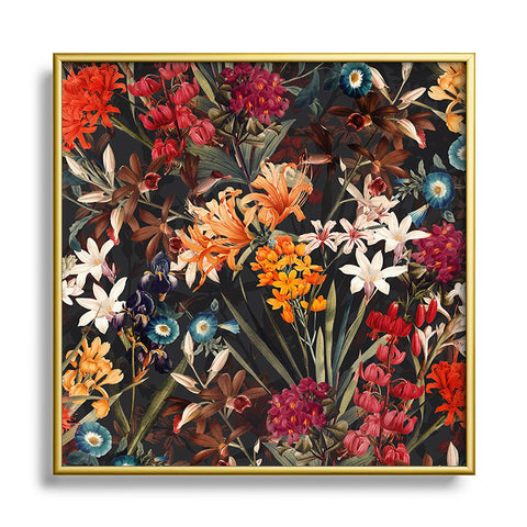 Burcu Korkmazyurek Summer is Coming VIII Night Metal Square Framed Art Print