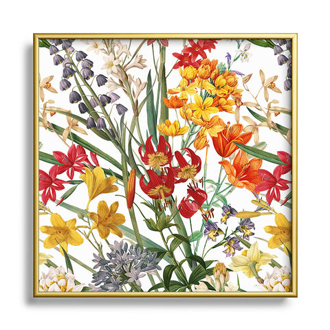 Burcu Korkmazyurek Summer is Coming X I Metal Square Framed Art Print