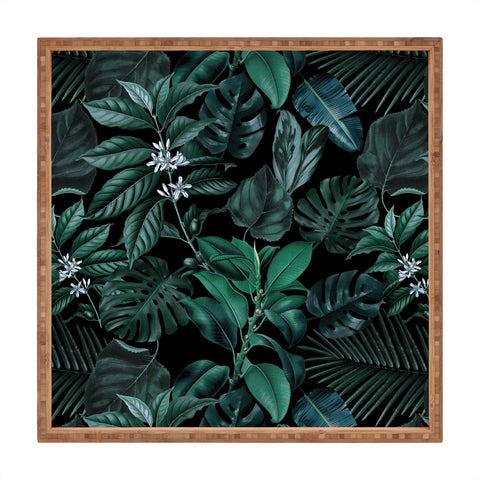 Burcu Korkmazyurek Tropical Garden I Square Tray