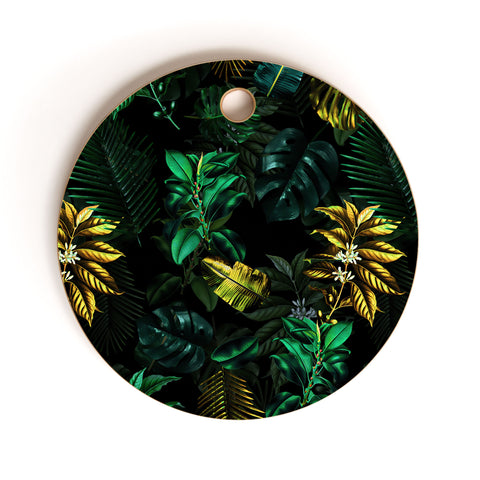 Burcu Korkmazyurek TROPICAL GARDEN VIII Cutting Board Round
