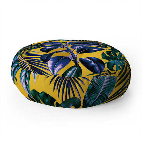 Burcu Korkmazyurek TROPICAL GARDEN XIII Floor Pillow Round
