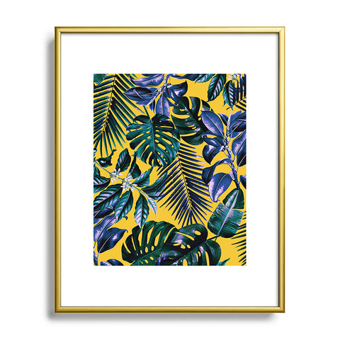 Burcu Korkmazyurek TROPICAL GARDEN XIII Metal Framed Art Print