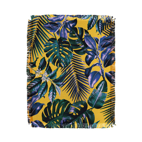 Burcu Korkmazyurek TROPICAL GARDEN XIII Throw Blanket