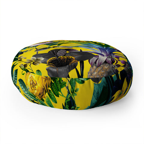 Burcu Korkmazyurek Tropical Jungle I Floor Pillow Round