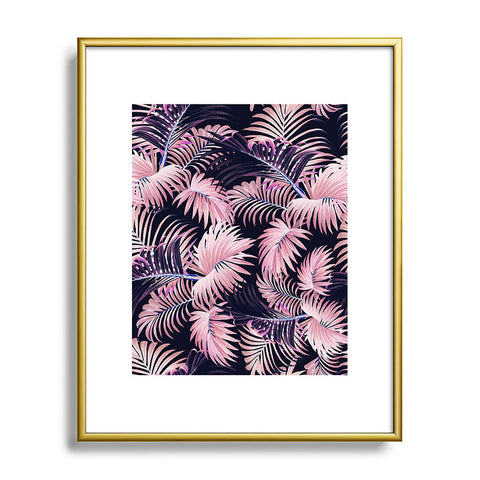 Burcu Korkmazyurek Tropical Jungle Night III Metal Framed Art Print
