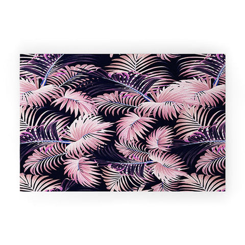 Burcu Korkmazyurek Tropical Jungle Night III Welcome Mat