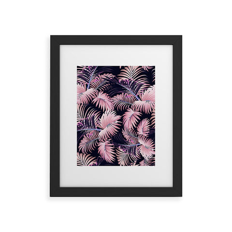 Burcu Korkmazyurek Tropical Jungle Night III Framed Art Print