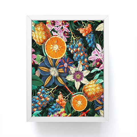 Burcu Korkmazyurek Tropical Orange Garden Framed Mini Art Print