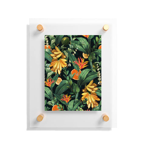 Burcu Korkmazyurek Tropical Orange Garden III Floating Acrylic Print