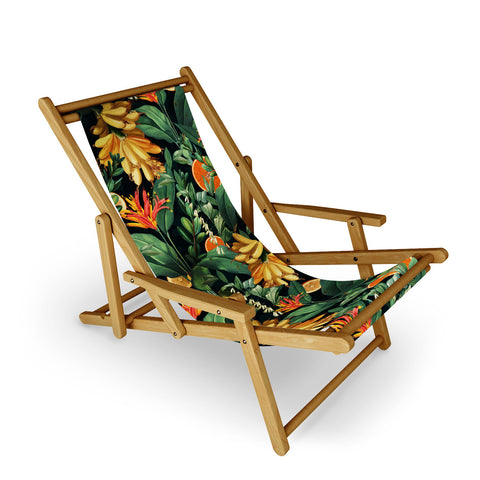 Burcu Korkmazyurek Tropical Orange Garden III Sling Chair