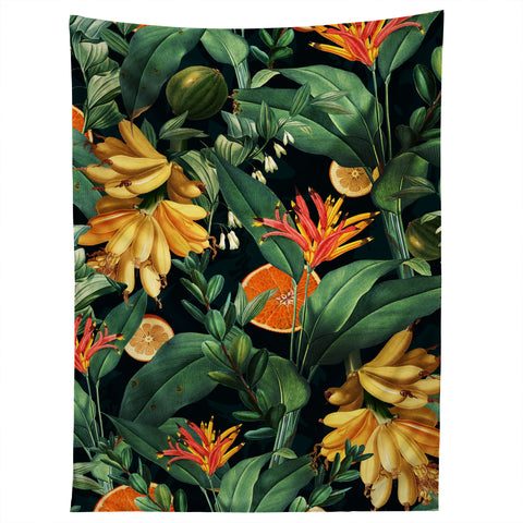 Burcu Korkmazyurek Tropical Orange Garden III Tapestry