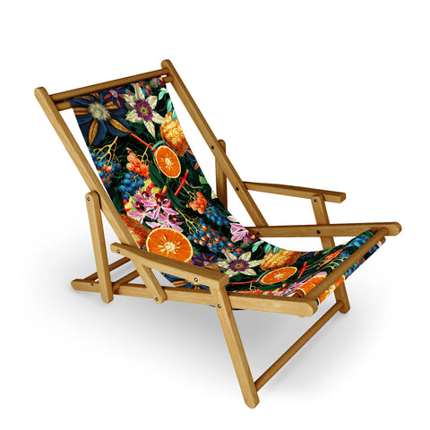 Burcu Korkmazyurek Tropical Orange Garden Sling Chair