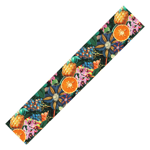Burcu Korkmazyurek Tropical Orange Garden Table Runner