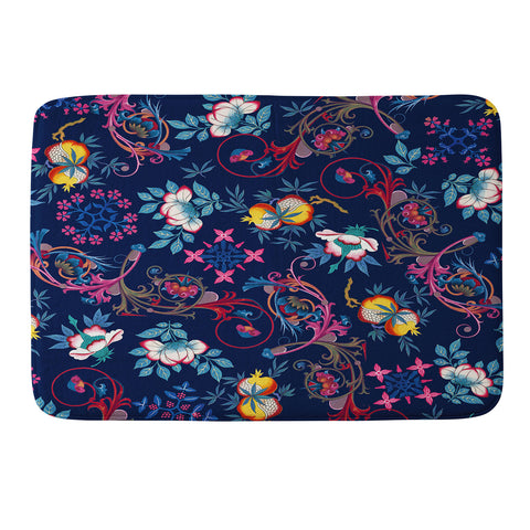 Burcu Korkmazyurek Victorian Midnight Memory Foam Bath Mat