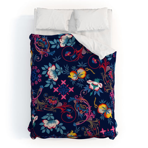 Burcu Korkmazyurek Victorian Midnight Duvet Cover