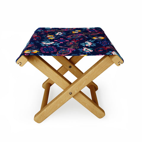 Burcu Korkmazyurek Victorian Midnight Folding Stool