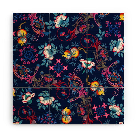 Burcu Korkmazyurek Victorian Midnight Wood Wall Mural