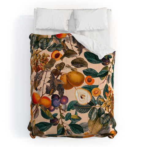 Burcu Korkmazyurek Vintage Fruit Pattern IX Comforter