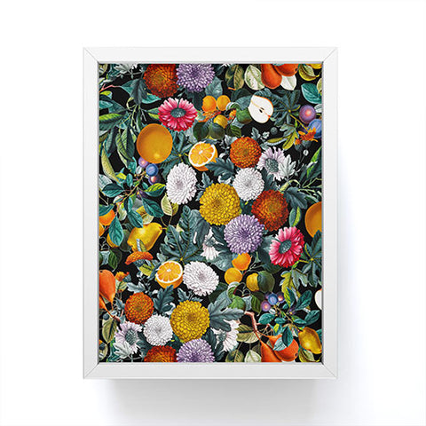 Burcu Korkmazyurek Vintage Fruit Pattern VII Framed Mini Art Print
