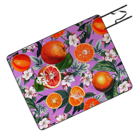 Burcu Korkmazyurek Vintage Fruit Pattern X Picnic Blanket
