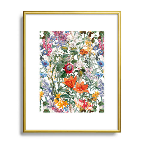 Burcu Korkmazyurek Vintage Garden IX Metal Framed Art Print