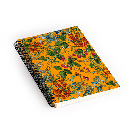 Burcu Korkmazyurek Vintage Garden VII Spiral Notebook