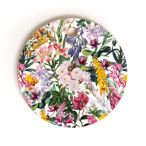 Burcu Korkmazyurek Vintage Garden X Cutting Board Round