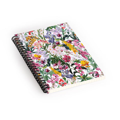 Burcu Korkmazyurek Vintage Garden X Spiral Notebook
