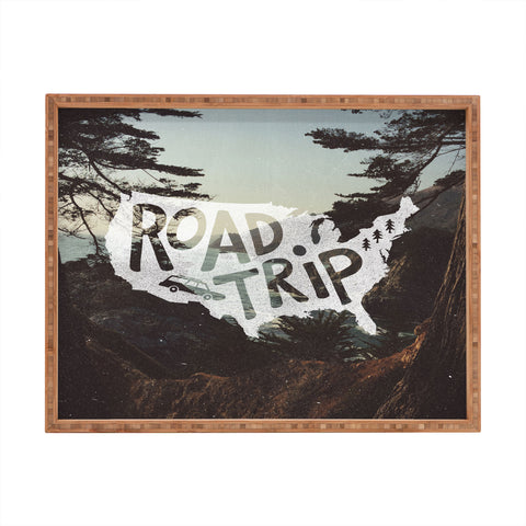 Cabin Supply Co Road Trip USA big sur Rectangular Tray