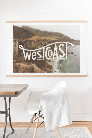Cabin Supply Co West Coast Art Print And Hanger
