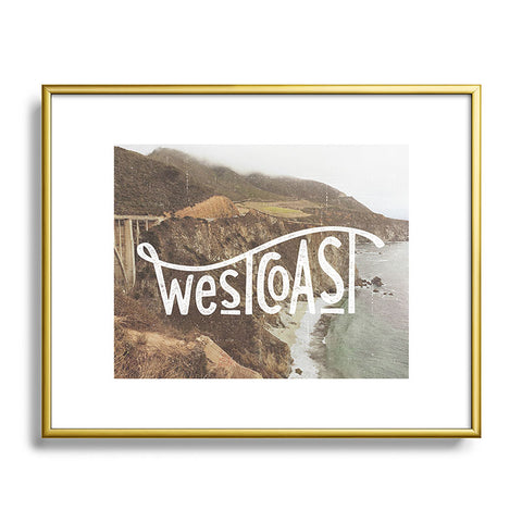 Cabin Supply Co West Coast Metal Framed Art Print