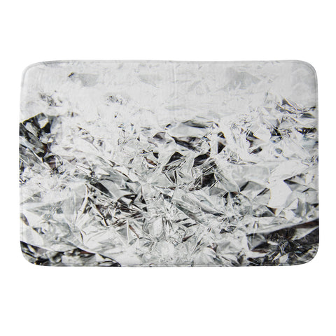 Caleb Troy Aluminum Diamonds Memory Foam Bath Mat