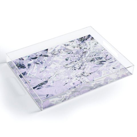 Caleb Troy Aluminum Lilac Acrylic Tray