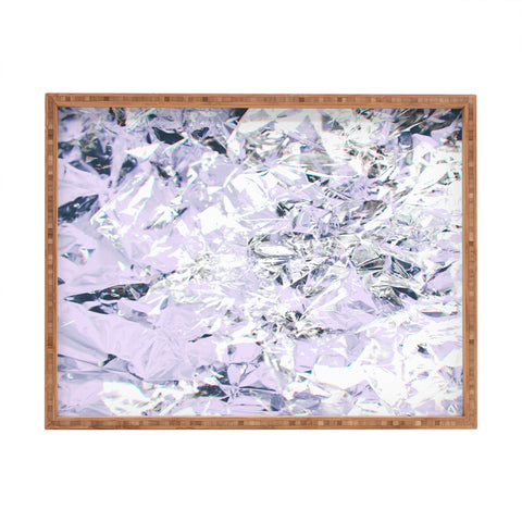 Caleb Troy Aluminum Lilac Rectangular Tray