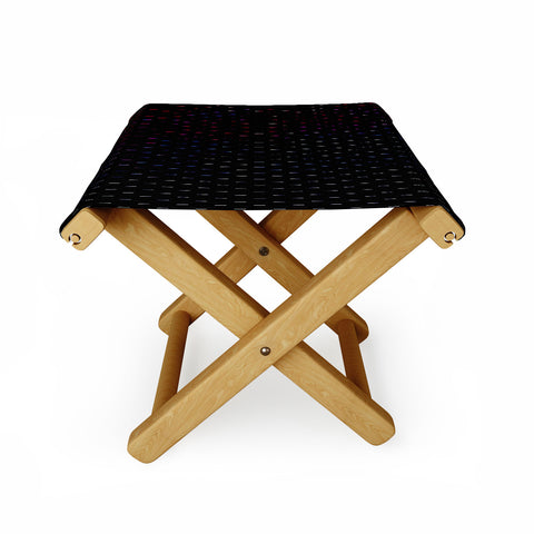 Caleb Troy Arcade Lines Folding Stool