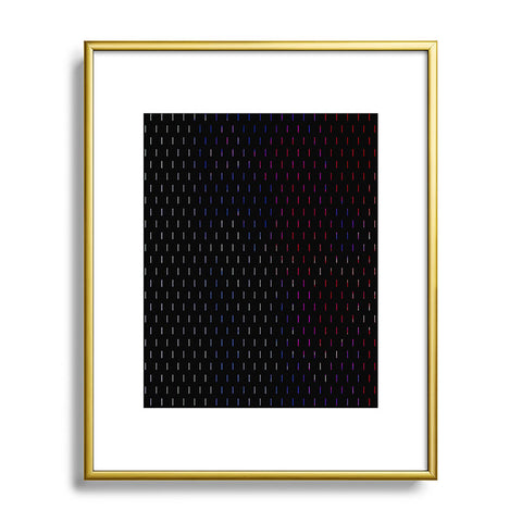 Caleb Troy Arcade Lines Metal Framed Art Print