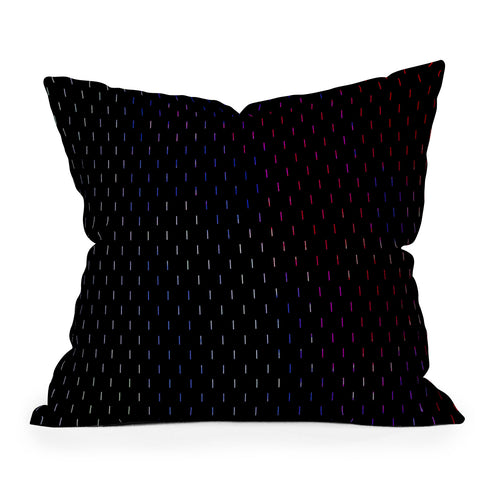 Caleb Troy Arcade Lines Throw Pillow