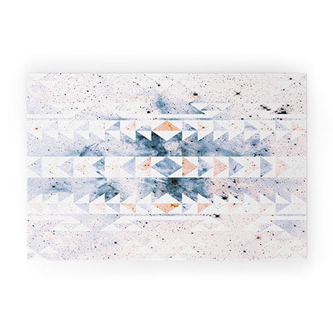 Caleb Troy arctic gold tribal Welcome Mat