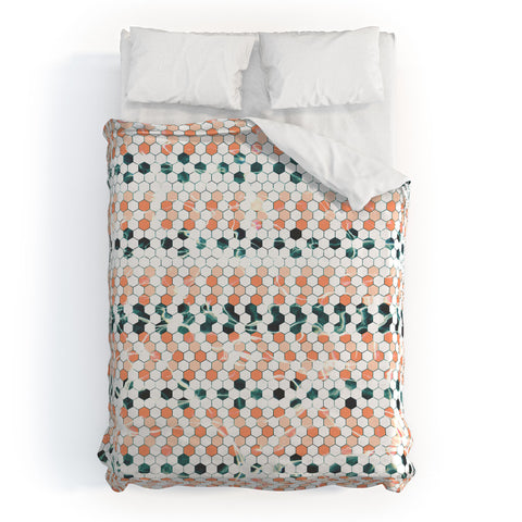 Caleb Troy August Tracks Duvet Cover
